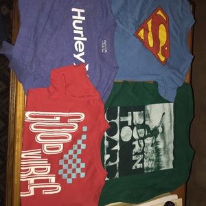 Boys lot of clothes 2 jeans and 6 shirts